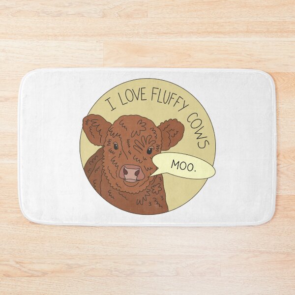 Item preview, I love fluffy cows designed and sold by PeachCatDesigns.