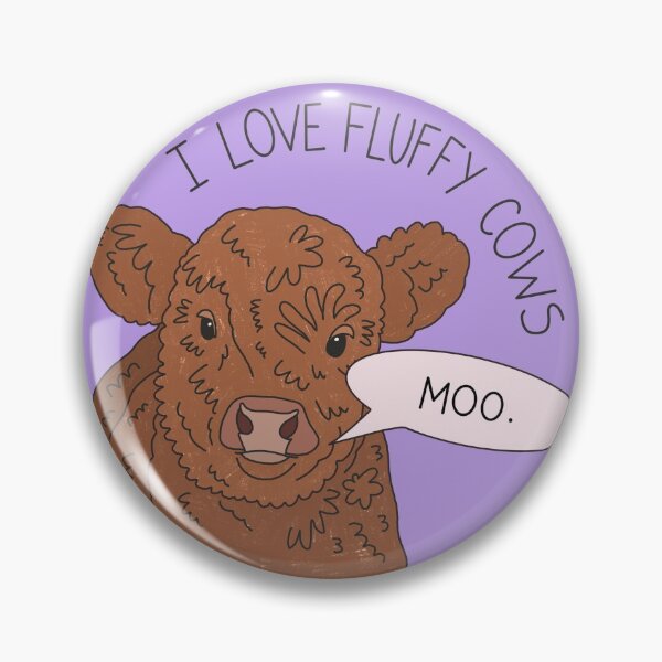 Item preview, I love fluffy cows designed and sold by PeachCatDesigns.