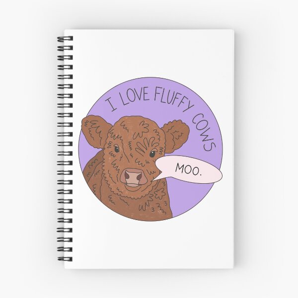 Item preview, I love fluffy cows designed and sold by PeachCatDesigns.