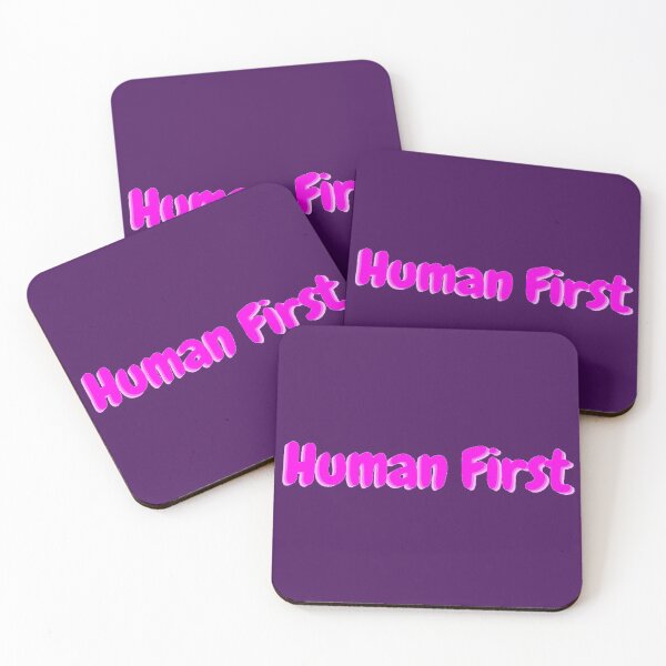 Item preview, Human First designed and sold by Kid Wits Ink  "Wise enough to leave a lasting impression!".