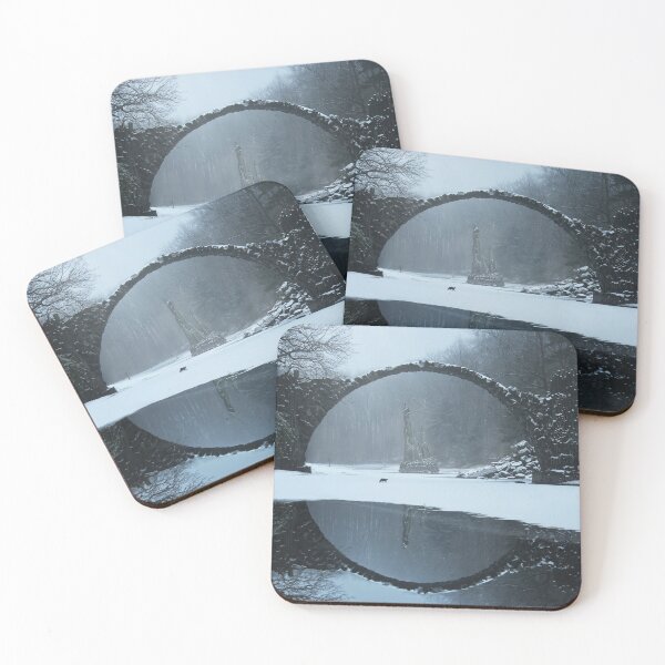 Item preview, Cat beneath Winter Rakotzbrücke designed and sold by Tim Paulawitz.