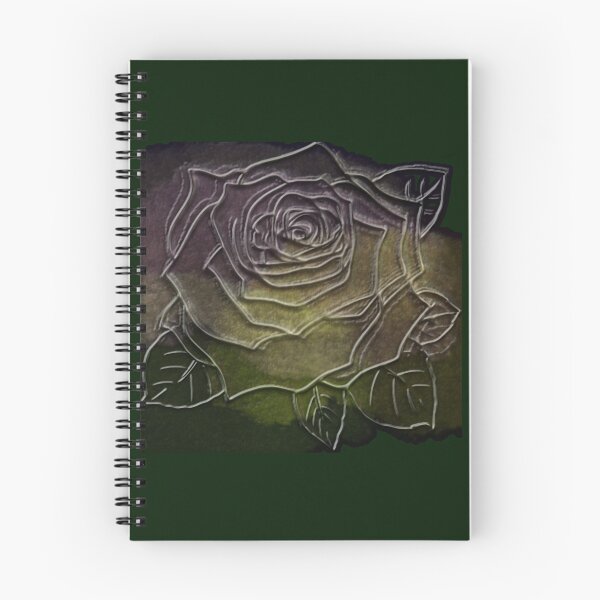 Item preview, Rose leaf style vector art metallic designed and sold by headtrackerart.