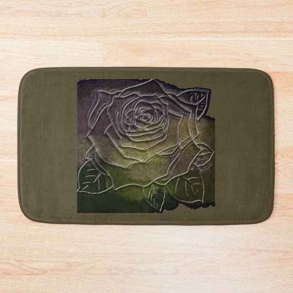 Item preview, Rose leaf style vector art metallic designed and sold by headtrackerart.