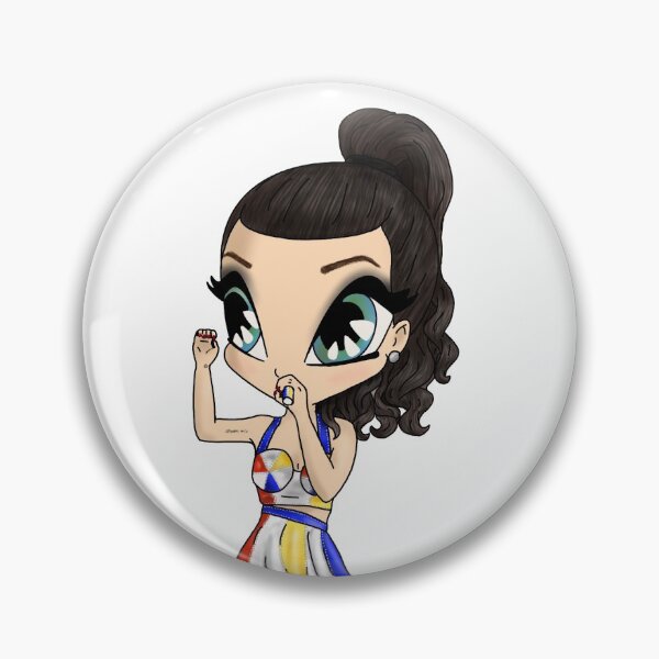 Item preview, Katy Perry Super Bowl Cartoon Chibi Cute designed and sold by ciseauxamour.