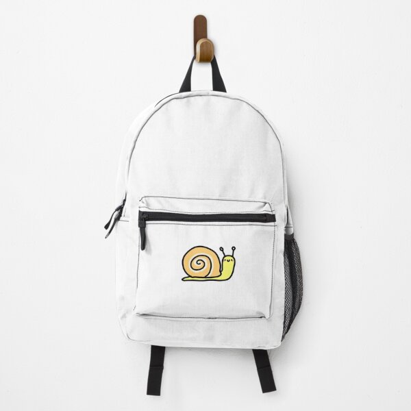 Item preview, Kawaii doodle of a yellow happy snail funny designed and sold by GLwithUs.