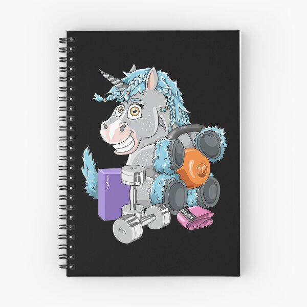 Item preview, Workout unicorn fitness with dumbbells yoga designed and sold by ARTemyzz.