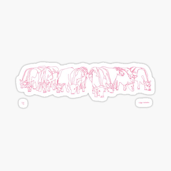 Vegan Revolution Cows Sticker