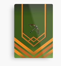 120 Ranged Cape - Runescape Metal Print