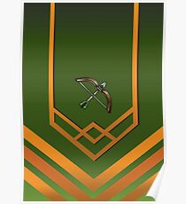 120 Ranged Cape - Runescape Poster