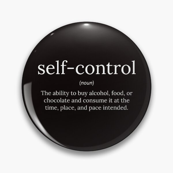 Item preview, Funny Definition: Self-Control designed and sold by T-ShirtGuy.