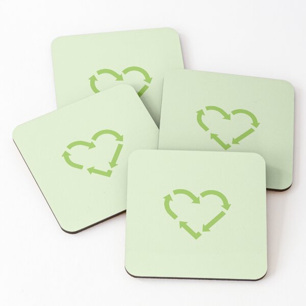 Item preview, Green Recycle Environment Heart designed and sold by Susssanne.
