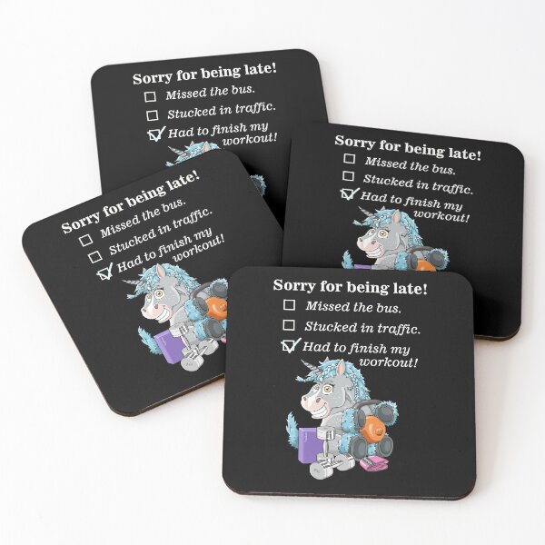 Item preview, Weight training cute unicorn sorry for delay designed and sold by ARTemyzz.