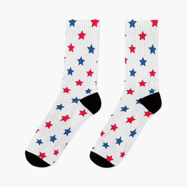 Item preview, American patriotic red and blue stars pattern designed and sold by LaBelezoka.