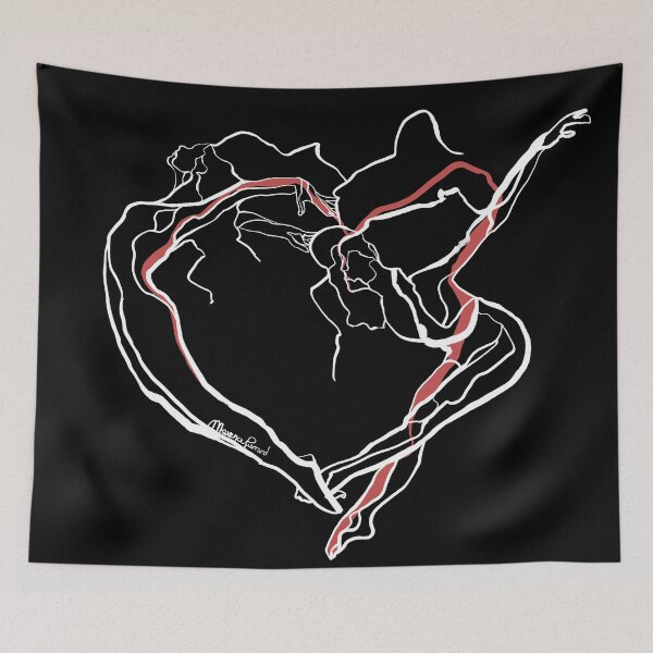 Item preview, Single Line - Push & Pull (White) designed and sold by MaxencePierrard.