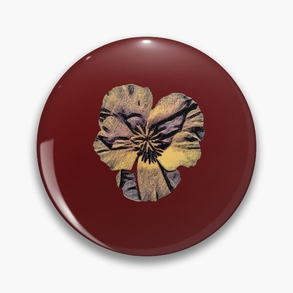Item preview, Mauve And Mustard Abstract Poppy designed and sold by Capuletdesigns.
