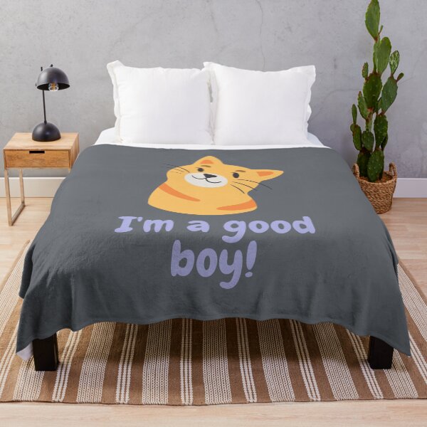 Item preview, I'm a good boy! Cute smiling ginger cat. designed and sold by FoxMire.