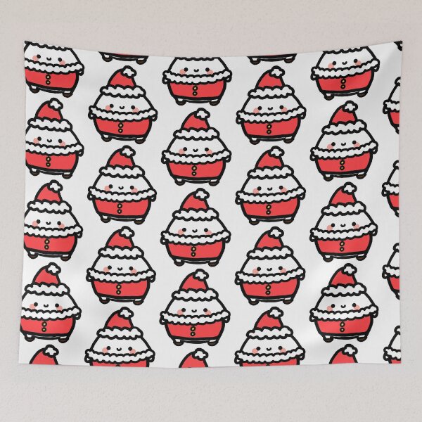 Item preview, Kawaii soybean santa claus costume Christmas designed and sold by GLwithUs.