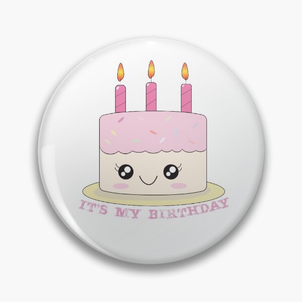 Item preview, It's My Birthday Kawaii Cake  designed and sold by Suzakara Designs.