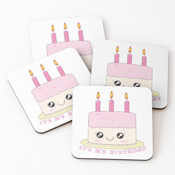 Item preview, It's My Birthday Kawaii Cake  designed and sold by Suzakara Designs.