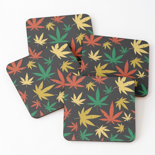 Item preview, Red yellow green cannabis leaf designed and sold by WeedSplifs.