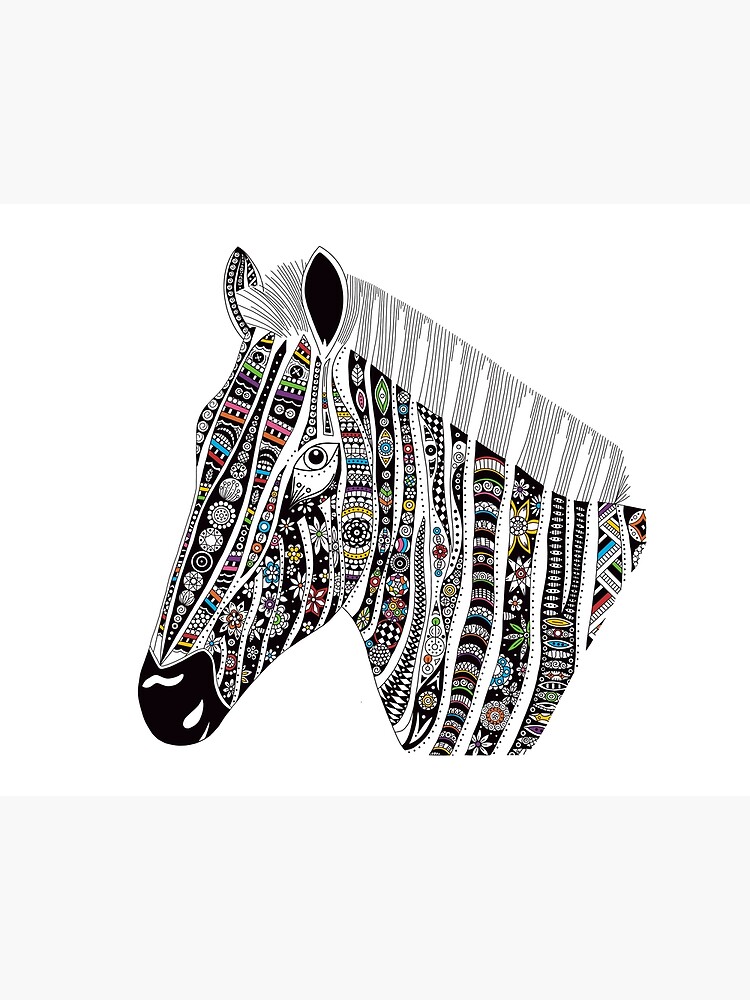 Rainbow Zebra Art Board Print for Sale by Annette Ysseldyk