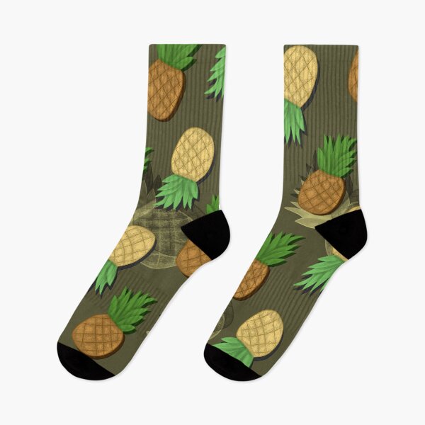 Item preview, Golden pineapple pattern  designed and sold by Antiope33.
