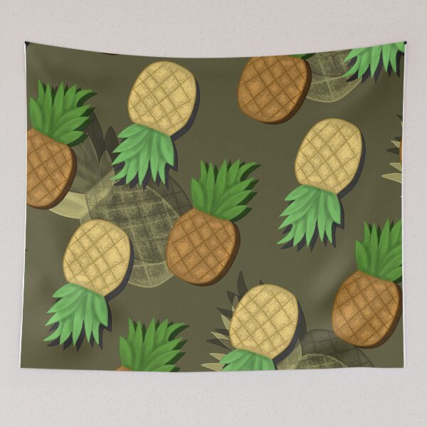 Item preview, Golden pineapple pattern  designed and sold by Antiope33.