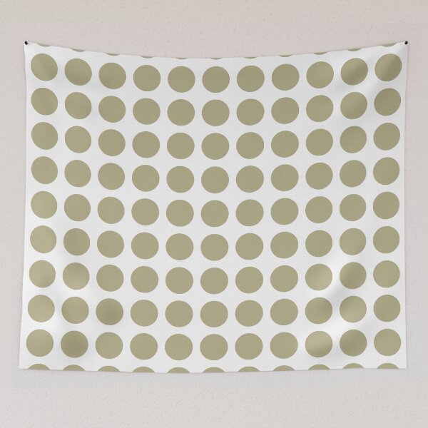 Item preview, Polka Dot Design Retro Palette - Olive Green designed and sold by kerimeart.