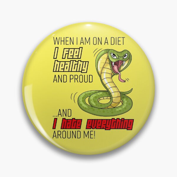 Item preview, Me on a diet furious cobra snake design designed and sold by ARTemyzz.
