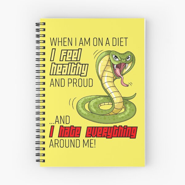 Item preview, Me on a diet furious cobra snake design designed and sold by ARTemyzz.