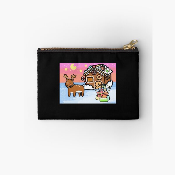 Item preview, Kawaii Illustration of deer and gingerbread house designed and sold by GLwithUs.