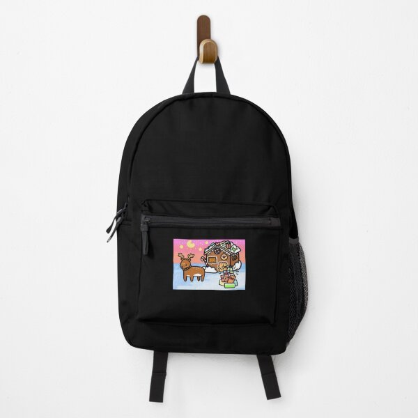 Item preview, Kawaii Illustration of deer and gingerbread house designed and sold by GLwithUs.