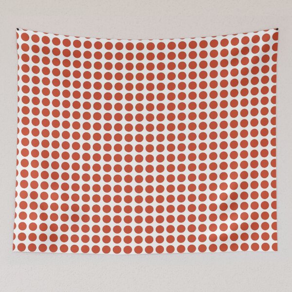 Item preview, Polka Dot Design Retro Palette - Brick Orange designed and sold by kerimeart.