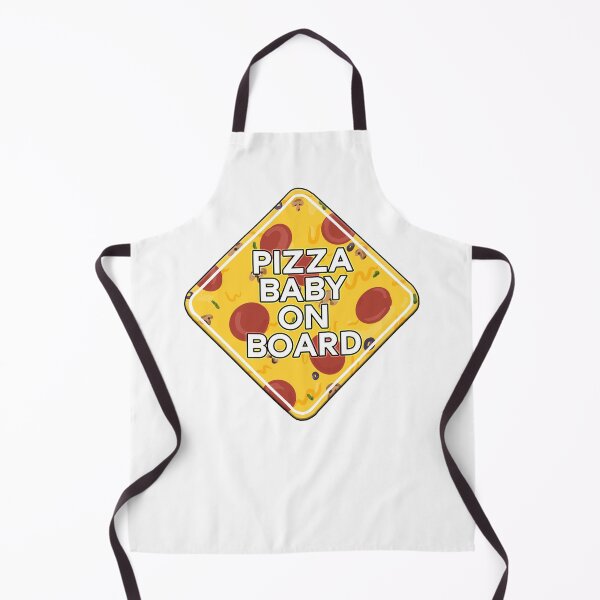 Item preview, Pizza Baby on Board Funny designed and sold by RoserinArt.