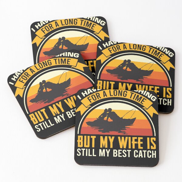 Item preview, Funny Bass Fishing Men - My wife is my best catch designed and sold by gloryandbliss.