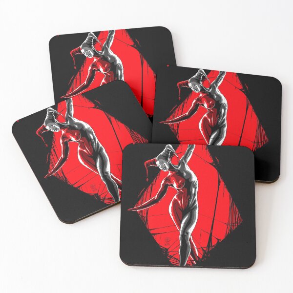 Item preview, Jester pinup girl. Ace of diamonds designed and sold by ArtbyNtok.