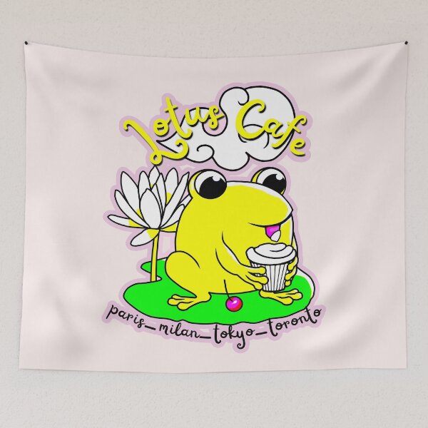 Item preview, Frog Licking Cupcake Popart designed and sold by ViewerEqualsPhoton.