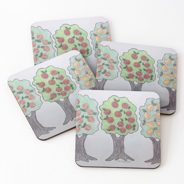 Item preview, Peach, Apple, Pear Trees designed and sold by mandyk8.
