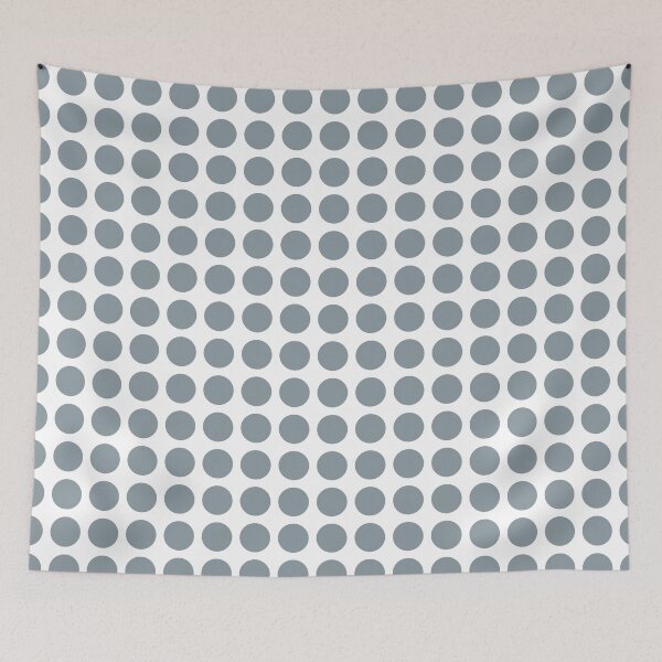 Item preview, Polka Dot Design Retro Palette - Greyish Blue designed and sold by kerimeart.