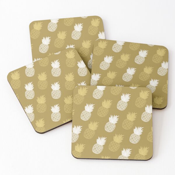 Item preview, Golden pineapple pattern 2 designed and sold by Antiope33.