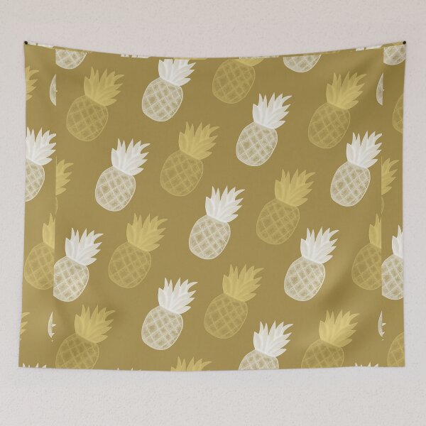 Item preview, Golden pineapple pattern 2 designed and sold by Antiope33.
