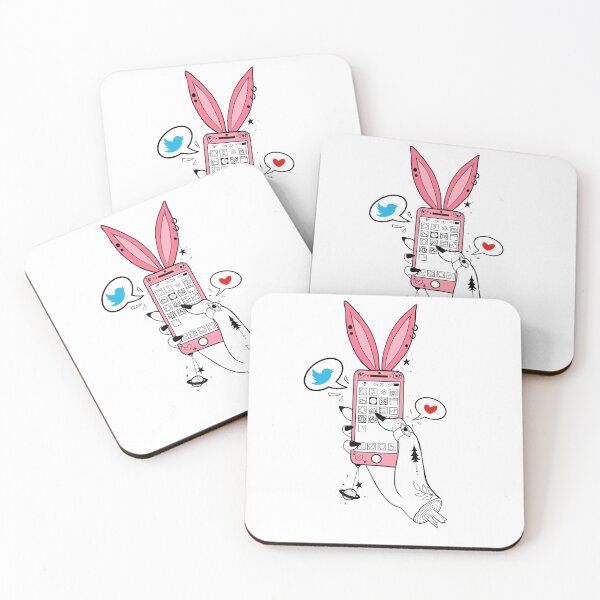 Item preview, Bunny phone designed and sold by KARINEART.