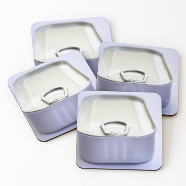 Item preview, Closed tin can with canned tuna food designed and sold by Mahirov Shop.