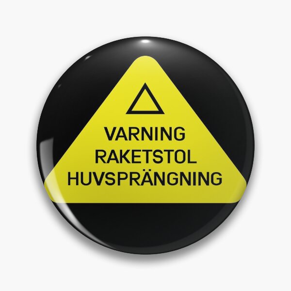 Item preview, Yellow Danger Ejection Seat, and Canopy Fracturing, WARNING SIGN designed and sold by ARTsPlural.