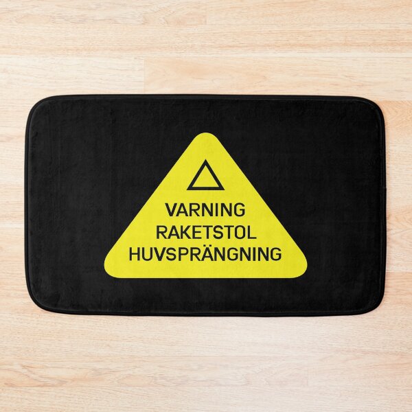 Item preview, Yellow Danger Ejection Seat, and Canopy Fracturing, WARNING SIGN designed and sold by ARTsPlural.