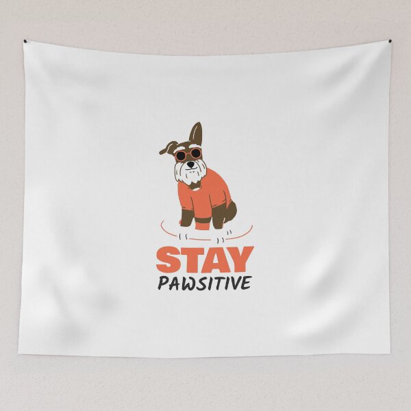 Item preview, stay pawsitive! designed and sold by AVEDOT.