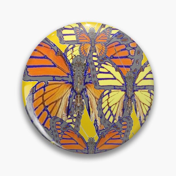 Item preview,  MONARCH STYLE BUTTERFLY ABSTRACT YELLOW PATTERNS designed and sold by sharlesart.