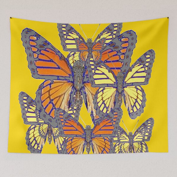 Item preview,  MONARCH STYLE BUTTERFLY ABSTRACT YELLOW PATTERNS designed and sold by sharlesart.