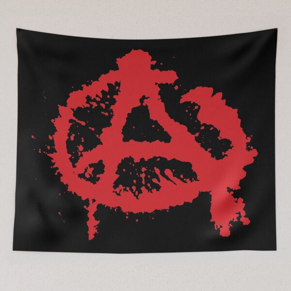 Item preview, Anarchy Symbol in Red designed and sold by iscaStudioArt.