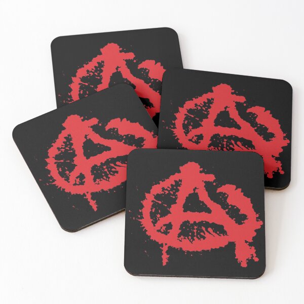 Item preview, Anarchy Symbol in Red designed and sold by iscaStudioArt.